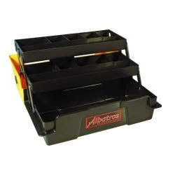 [ 2 ] ALBATROS 2-LADIGE VISKOFFER GEEL -Vissen Apparatuur Winkel albatros 2 ladige viskoffer geel 1