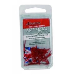 [ 1 ] ALBATROS ARTIFICIAL BLOODWORM RED P/30
