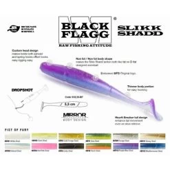 [ 1 ] BLACK FLAGG SLIKK SHADD 5.5 CM P/10