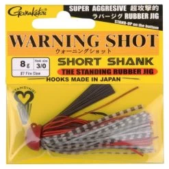 [ 5 ] GAMAKATSU RUBBER JIGS WARNING SHOT SHORT SHANK #3/0 - 10 GRAM -Vissen Apparatuur Winkel gamakatsu rubber jigs warning shot short shank 3 0 6