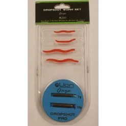 [ 12 ] LION SPORTS ONYX DROPSHOT WORM SET