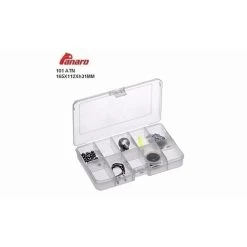 [ 0 ] PANARO 10 VAKS BOX TRANSPARANT 16.5 X 11 X 3 CM