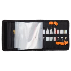 [ 6 ] SAVAGE GEAR FLIP WALLET RIG AND LURE HOLDS 14 & 8 BAGS 14 X 14 CM