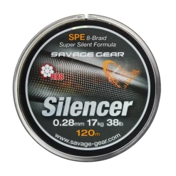 [ 9 ] SAVAGE GEAR HD8 SILENCER BRAID 120 MTR GREEN