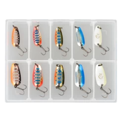 [ 2 ] SAVAGE GEAR NAILS MICRO SPOON KIT SINKING #1C - 24 MM 2.5 GRAM + #2C - 28 MM 3.5 GRAM P/10