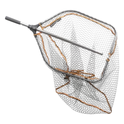 [ 18 ] SAVAGE GEAR PRO FOLDING RUBBER LARGE MESH LANDING NET