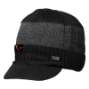 [ 18 ] SAVAGE GEAR SAVAGE KNITTED WITH BRIM BLACK/GREY ONE SIZE -Vissen Apparatuur Winkel savage gear savage knitted with brim black grey on