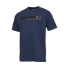 [ 23 ] SAVAGE GEAR SIGNATURE LOGO T-SHIRT BLUE MELANGE -Vissen Apparatuur Winkel savage gear signature logo t shirt blue melange