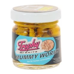 [ 11 ] TROPHY BAITS MUMMY WORMS P/25 -Vissen Apparatuur Winkel trophy baits mummy worms p 25 4