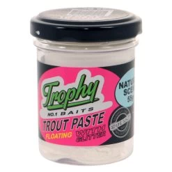 [ 19 ] TROPHY BAITS TROUT PASTE FLOATING NATURAL SCENT 55 GRAM -Vissen Apparatuur Winkel trophy baits trout paste floating natural scent 55 6